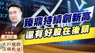 臻鼎持續創新高 還有好股在後頭｜大戶羅盤籌碼動能 ｜謝宗霖