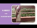 Interview 50 SAREE Combination Female Dress Code