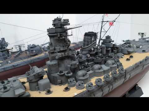 1:350 Japanese Battleships Nagato and Yamato