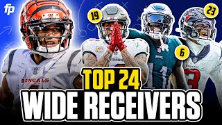 The Top 24 Wide Receivers for 2024 (Fantasy Football)