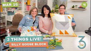 3 Things Live: Silly Goose Quilt Block + Easy St. Patrick’s Day ScanNCut Ideas