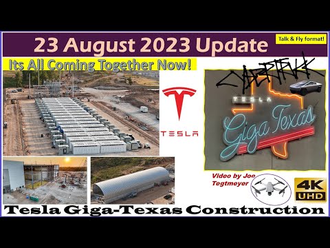 W EOL concrete, entrance granite slabs & Cathode assembly! 23 August 2023 Giga Texas Update(07:35AM)