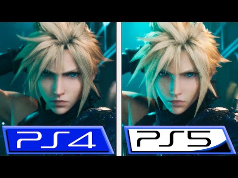 Final Fantasy VII Remake | PS5 VS PS4 | Trailer Comparison