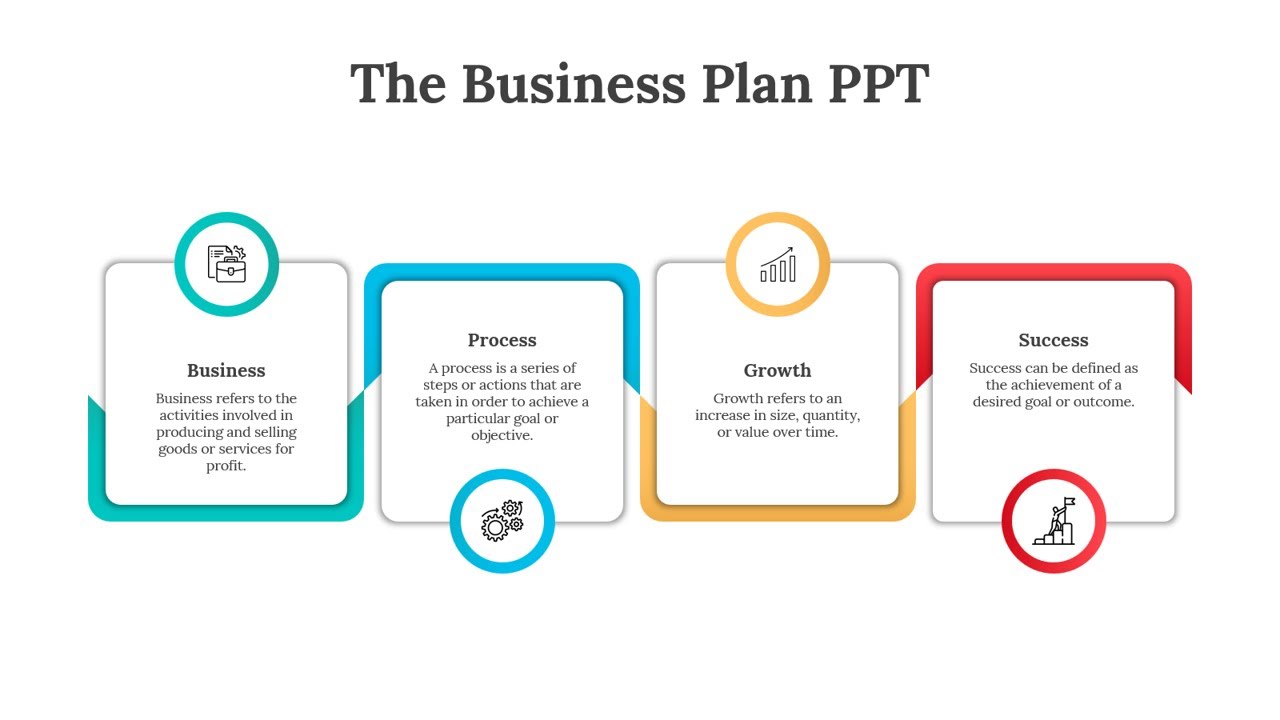Easy Tutorial: Creating a 4-Step Process Diagram in PowerPoint #slideegg