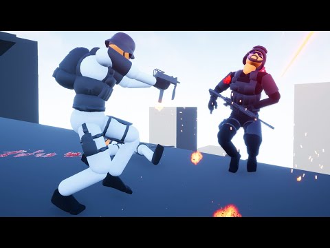 Manta's Warbox Skyscraper Ai Active Ragdoll Physics Realistic Brutal NPC WARS | Team A Vs Team B