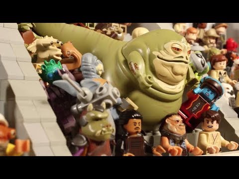 Jabba Jumps Into The Race - LEGO STAR WARS - Stop-Motion Story