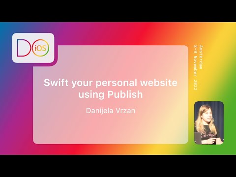 Swift your personal website using Publishj - Danijela Vrzan - Do iOS 2022 (English) thumbnail