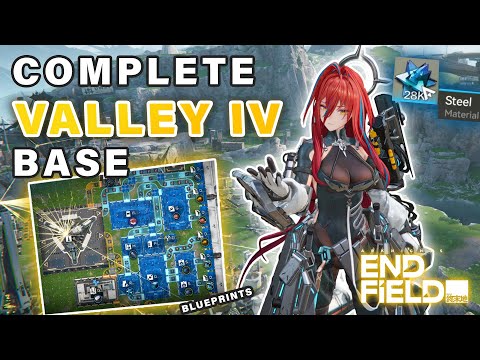 BEST Complete (Valley IV) BASE & OUTPOSTS Build with Blueprints ► Arknights Endfield