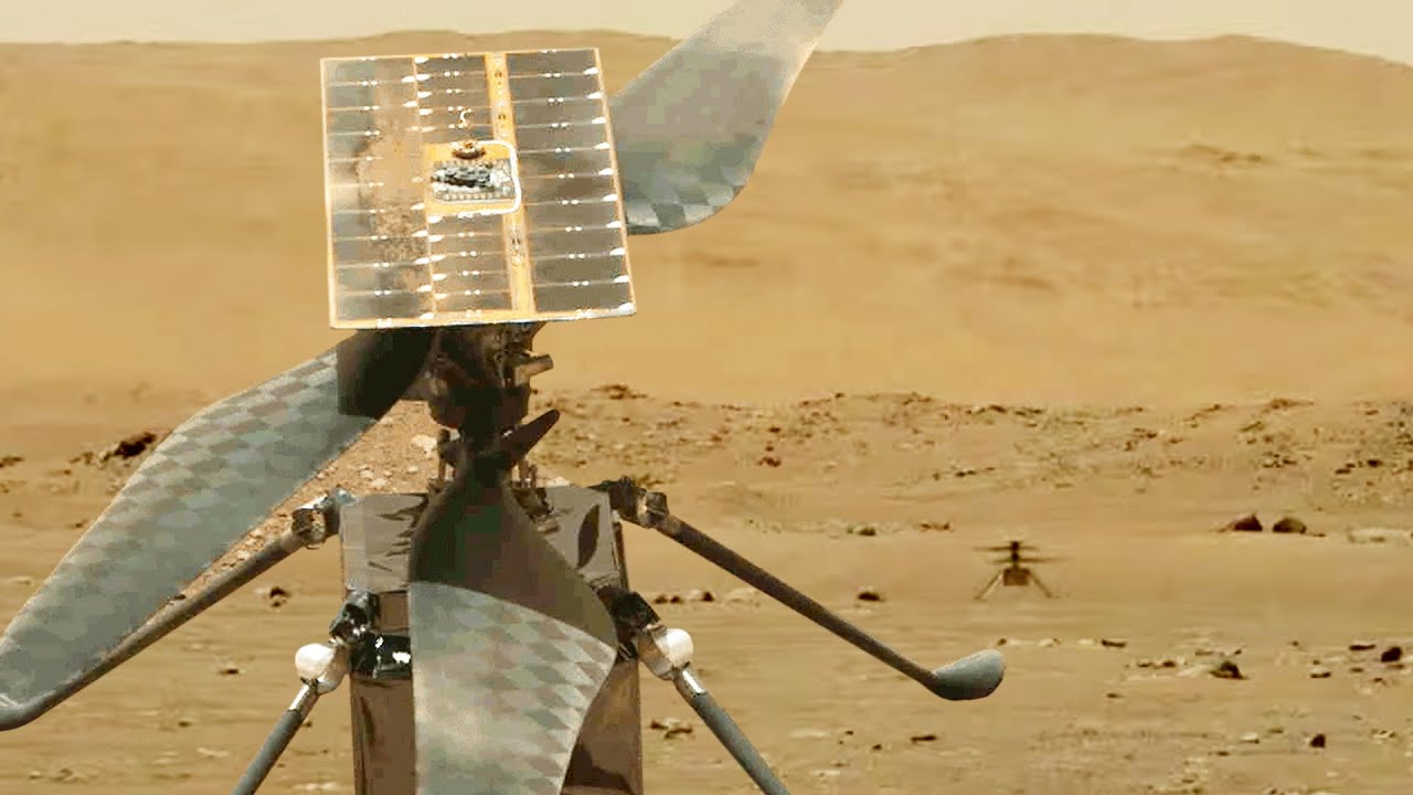 Watch the Ingenuity helicopter's first flight on Mars