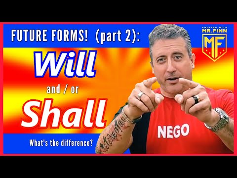 Will vs. Shall!   What's the Difference?  |   Future Simple Tense_part 2