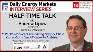 Half-Time Talk: "US Oil Producers are Facing Supply Chain Disruptions like All other Industries!"