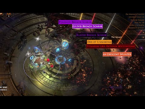 3.16 Scourge All Flawless Breachstones + Hidden Invitation Generals Cry build showcase