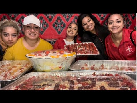 Happy New Years Eve! Making Desserts- Trifle, Pineapple Mini Cakes #polynesian #tonga #cooking