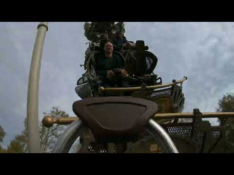 The Ride to Happiness, Plopsaland, Belgium. Front Seat 4K POV