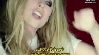 Avril Lavigne   Here&#39;s To Never Growing Up Tradução Clipe Oficial