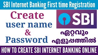 SBI Online Net Banking Registration | SBI Internet Banking Registration | Create Username & Password