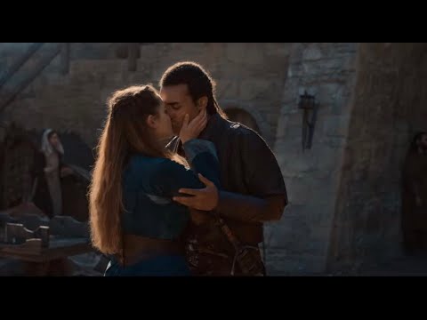 Nimue and Arthur Last KISS Scene - Cursed 1x10