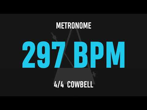 297 BPM 4/4 - Best Metronome (Cowbell)
