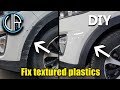 Repair Textured Plastics Very Simple Method Bumper Texture Repair Save Money
