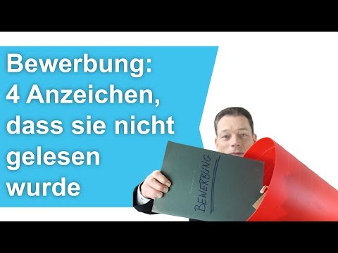 Application: 4 signs that it has NOT been READ (Writing an application, rejection) // M. Wehrle
