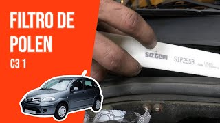 Youtube thumbnail of video "Cómo cambiar el filtro de polen / habitáculo C3 1 👃"