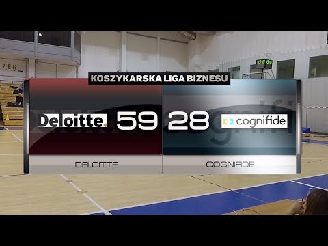 Deloitte vs Cognifide - XI kolejka - I Liga Poznań - Koszykarska Liga Biznesu