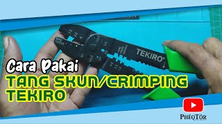 Download lagu How to use Tekiro crimping pliers mp3