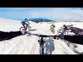 Enduro Race From Snowy Peak To Warm Sea ️ ️
