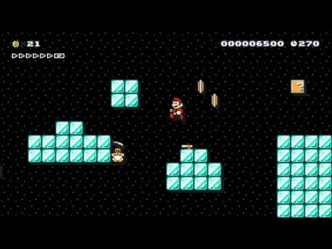 ICE CAVE ー　氷の洞窟 by KOHI3 - SUPER MARIO MAKER - NO COMMENTARY 1ax