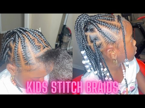 Kids Stitch Braids | toddler braids | braids and...