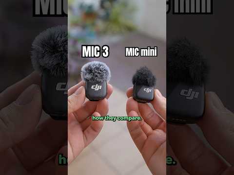 DJI Mic 3 vs DJI Mic Mini