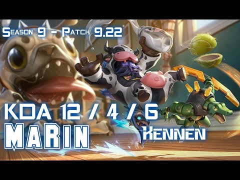 MaRin KENNEN vs LUCIAN Top - Patch 9.22 KR Ranked