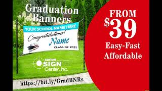 Budget Friendly Graduation Banners