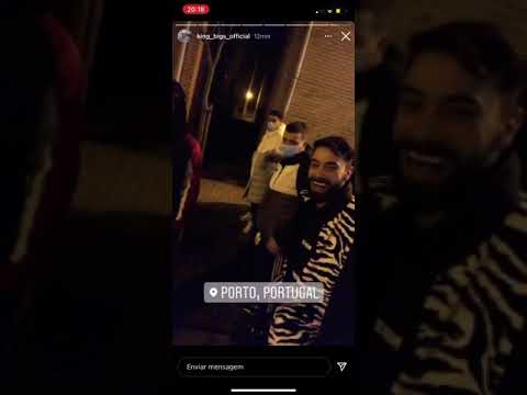 King Bigs manda recado para os que diziam que ia ser roubado no Porto 🤣
