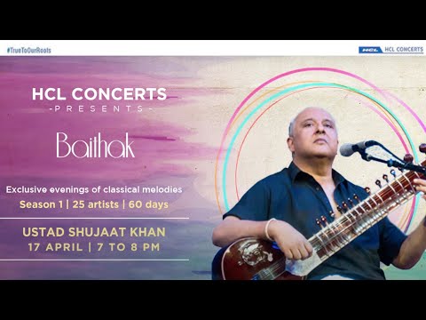 Preview - Ustad Shujaat Khan | HCL Concerts presents Baithak