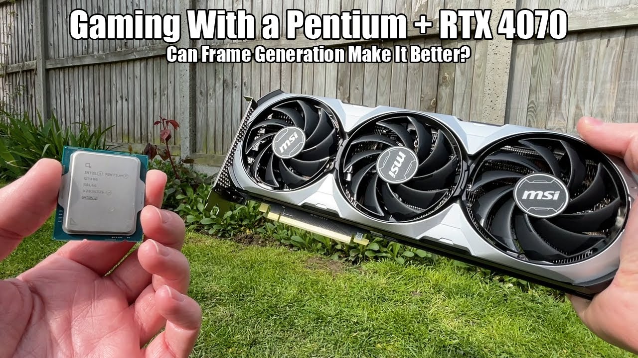 Pairing an RTX 4070 with a Pentium CPU Makes For Some Surprising Results - YouTube