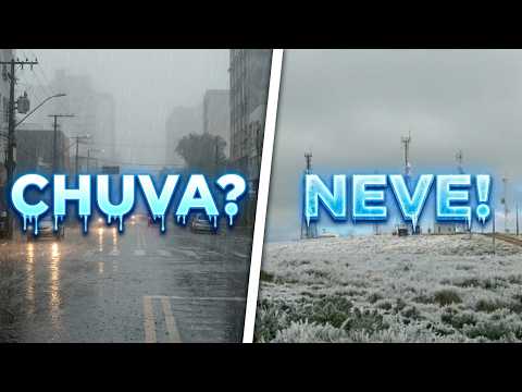 NEVE E SINCELO EM SC: O Frio Recorde que Congelou a Serra Catarinense! ❄️🥶