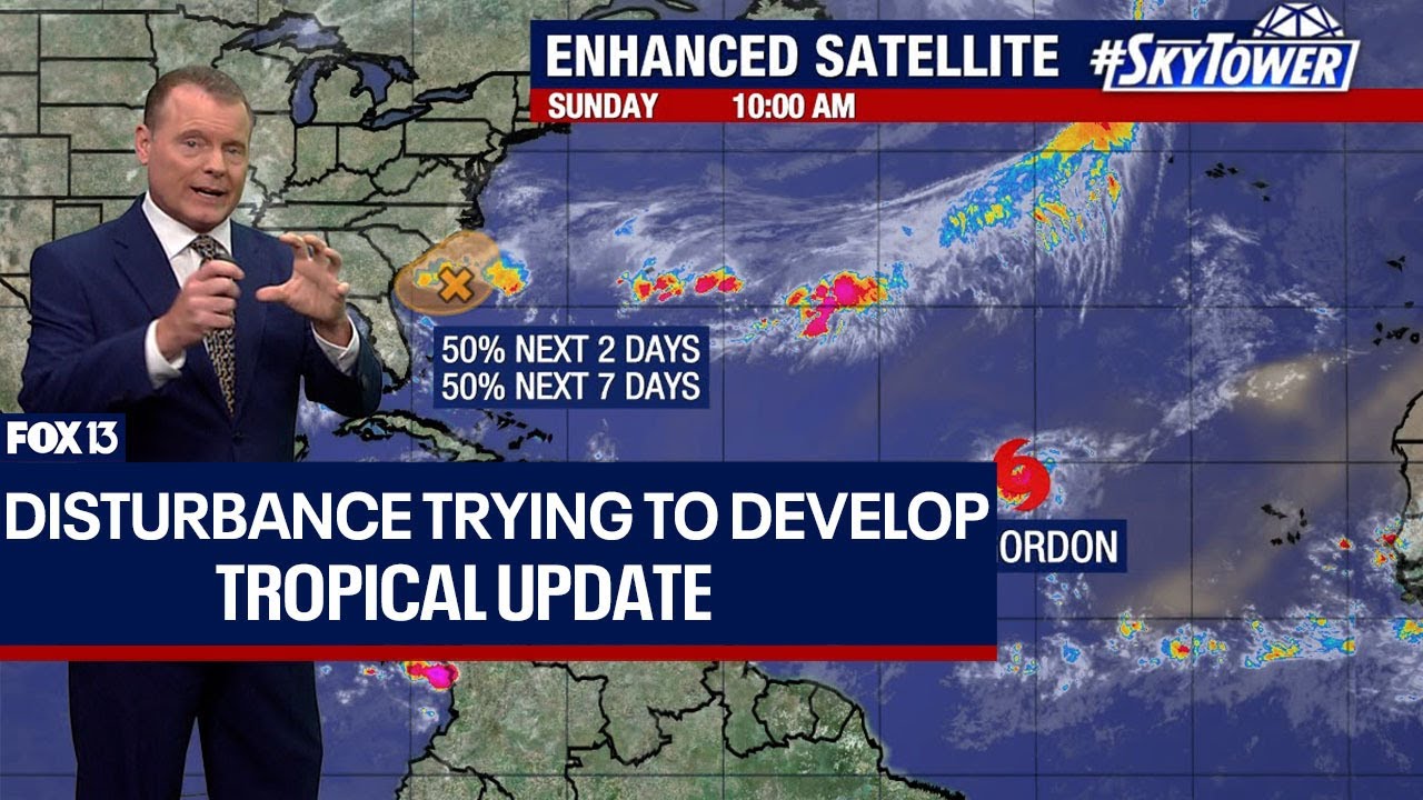 Disturbance near Carolinas trying to develop