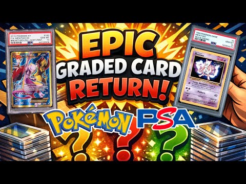 Pokemon graded card PSA return!