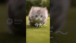子猫、初めての狩りデビューで大はしゃぎ【猫あるある｜AIアニメ】