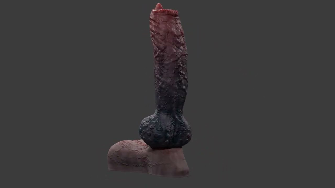 Fantasy D&eacute;mon Loup P&eacute;nis Sextoy Modèle 3D
