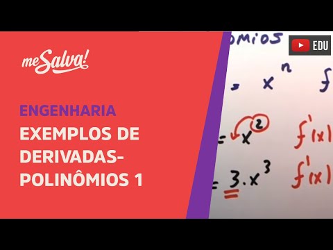 Me Salva! Cálculo Diferencial - Exemplos de derivadas - Polinômios 1