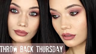 Blown Out Blush Smokey Eye + Full Matte Lips | #TBT