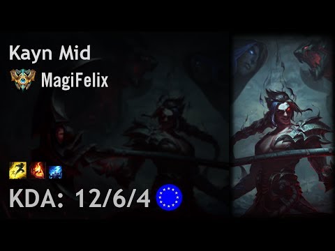 Kayn Mid vs Corki - MagiFelix - EUW Challenger Patch 7.14