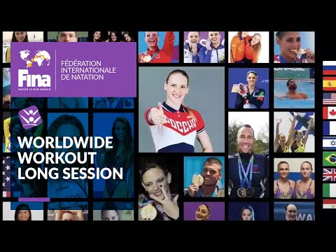 First Ever Artistic Swimming Worldwide Workout - with Svetlana Romashina, Bill May & Andrea Fuentes