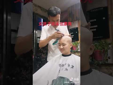 Beautiful Girl Headshave #headshave