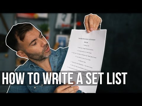 download lagu mp3 mp4 How To Write A Set List, download lagu How To Write A Set List gratis, unduh video klip How To Write A Set List