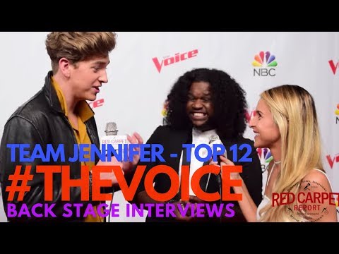 Team Jennifer interviewed at "The Voice" Season 13 Live Show Screening with Top 12 Artists #TheVoice