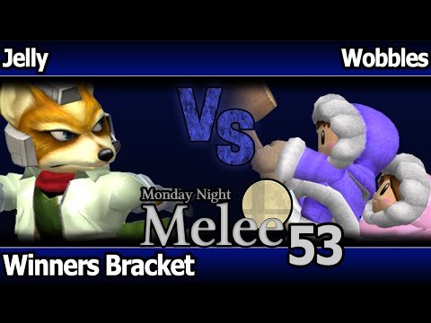 MNM 53 Melee - Jelly (Fox) vs PG FXDFW | Wobbles (ICs) - Winners Bracket