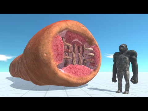 TINY KNOCKOUT GORILLA vs EVERY UNIT - Animal Revolt Battle Simulator